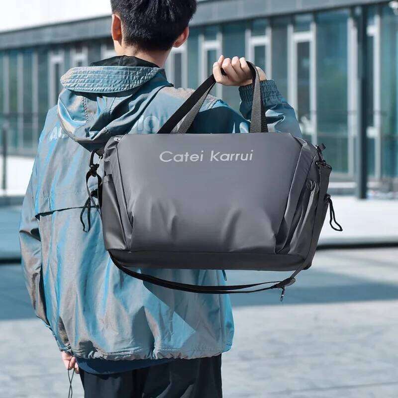 Casual Travel Totes Top-Handle Large Capacity Crossbody Men Handbag Waterproof Duffel Bags Lightweight Lage Bag