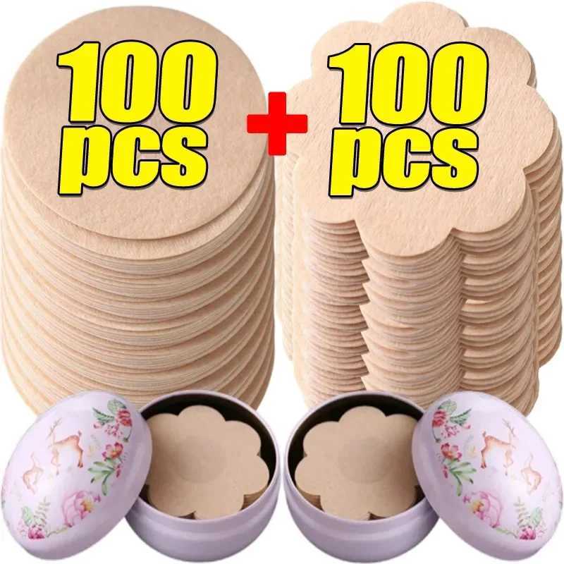 2-200pcs Nipple Cover Stickers Women Breast Lift Tape Pasties Invisible Self-Adhesive Disposable Bra Padding Chest Paste Patch W250624