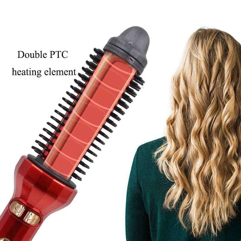Professional rotation automatic wave Heated Hair Curler 2 in 1 hair straightener and curler