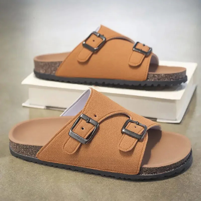 Mens Beach Slippers Half Shoes Mules PVC Slides Clearance Adult Clappers Trend Original Fun Elegant Y2k 250624