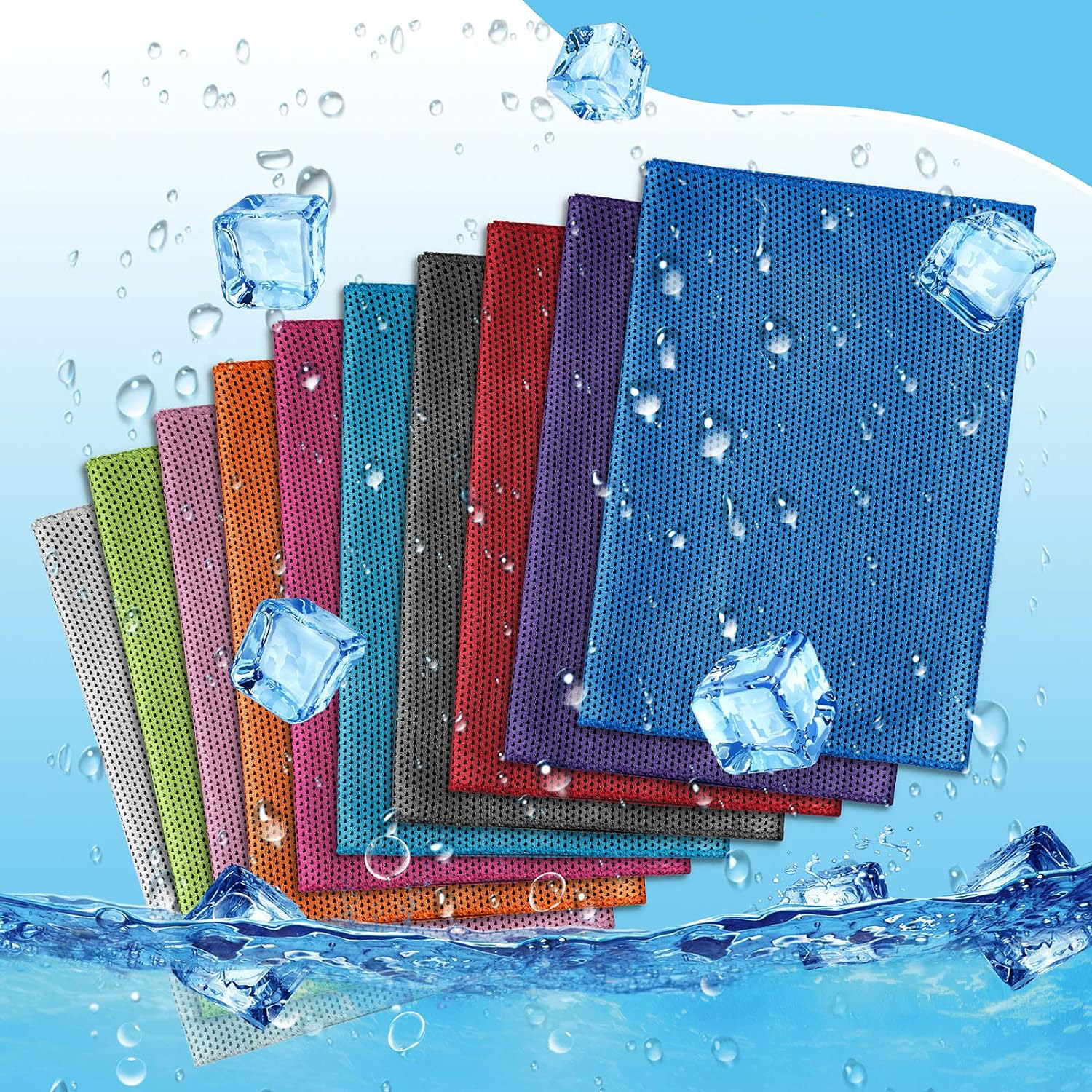 Hot Selling Quick Dry Super Absorbent Microfiber Cooling Sport Towel