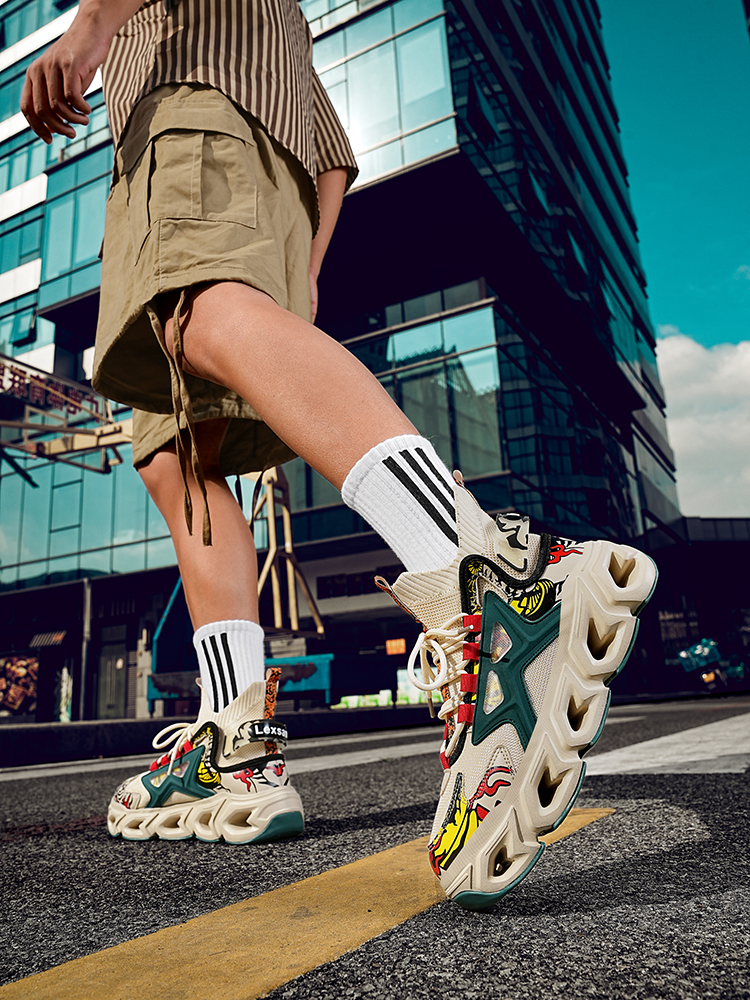 2427-Men's Basketball Sneakers Anti-Slip Running Shoes Athletic Casual Men's Fashion Breathable Walking Shoes