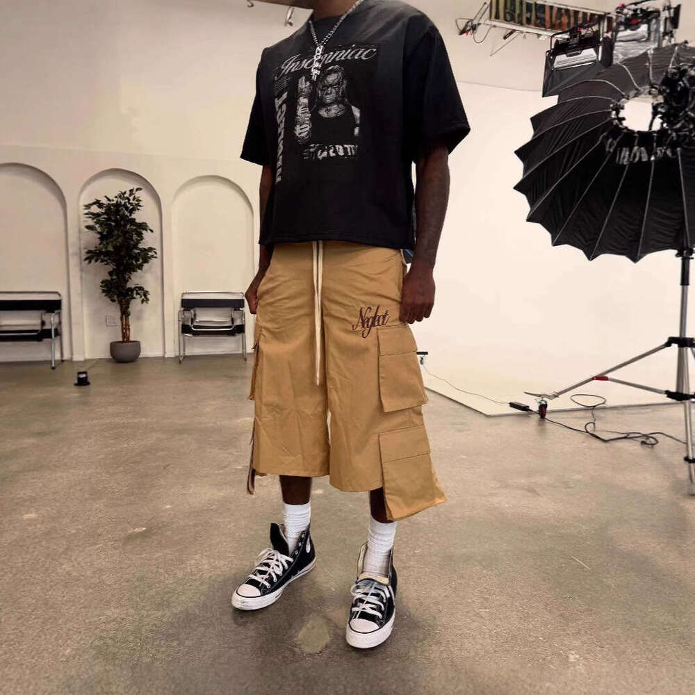 2025 New American Street Hip-Hop Style Loose Casual Patchwork Straight Pants