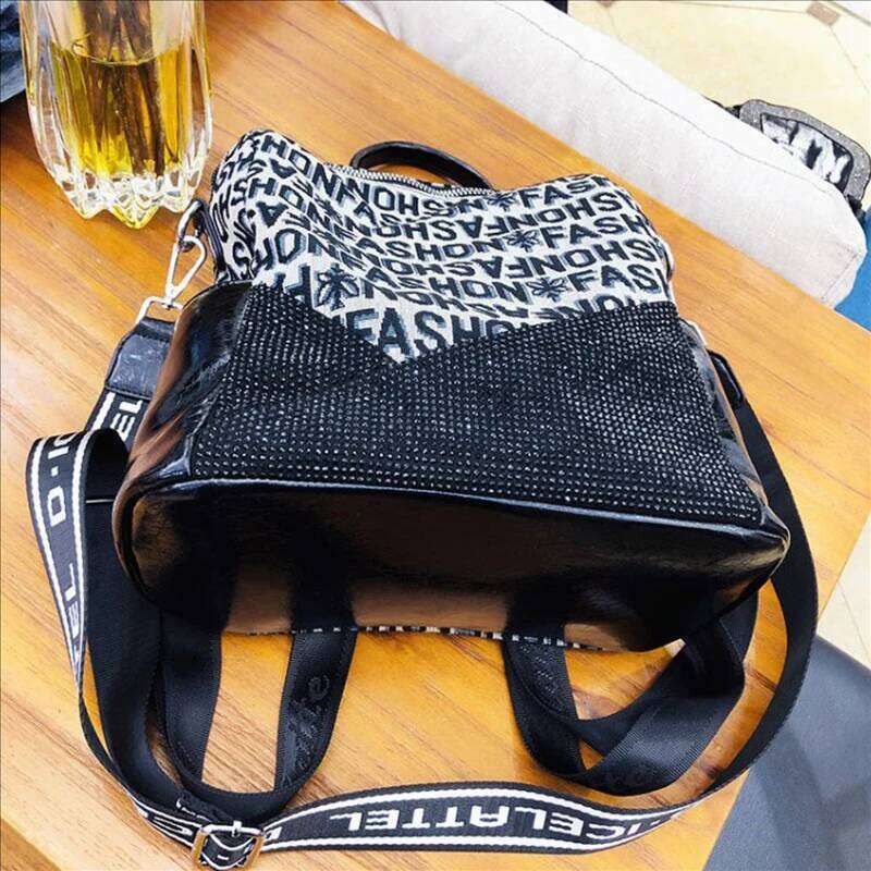 2023 New Women Backpack Fashion Sequin Shoulder Girl School Bags Female Large Capacity Brand Travel Backpacks