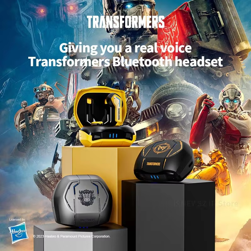 TRANSFORMERS In Ear Earphone Wireless Bluetooth 5.3 Mini Headphones HiFi Stereo Outdoor Sport Music Headset Long Standby TF-T06