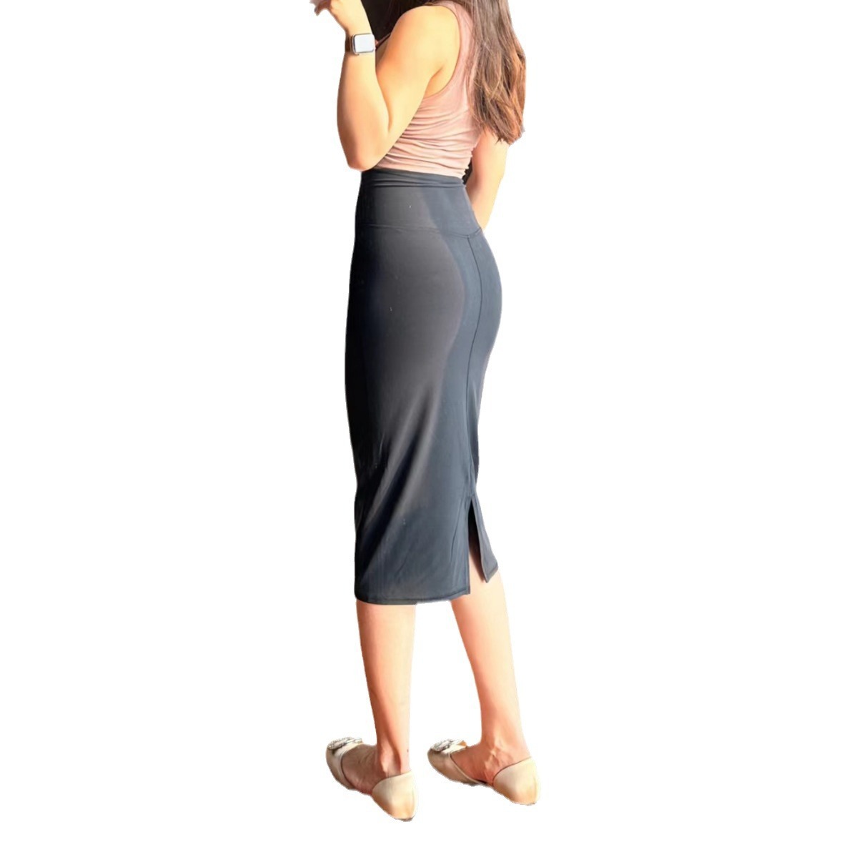 S Series Bodycon Nude Feel Slim High Waist Slimming Workplace Women's Half Skirt Summer