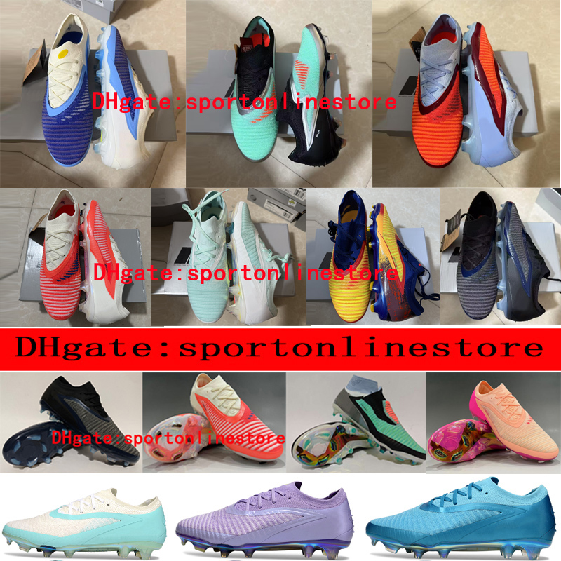 Send Bag outdoor Football Boots GX III Elite FG Soccer Shoes Men Soft Leather Comfortable Trainers Knit mens Football Cleats mens size 6-12 botas de futbol
