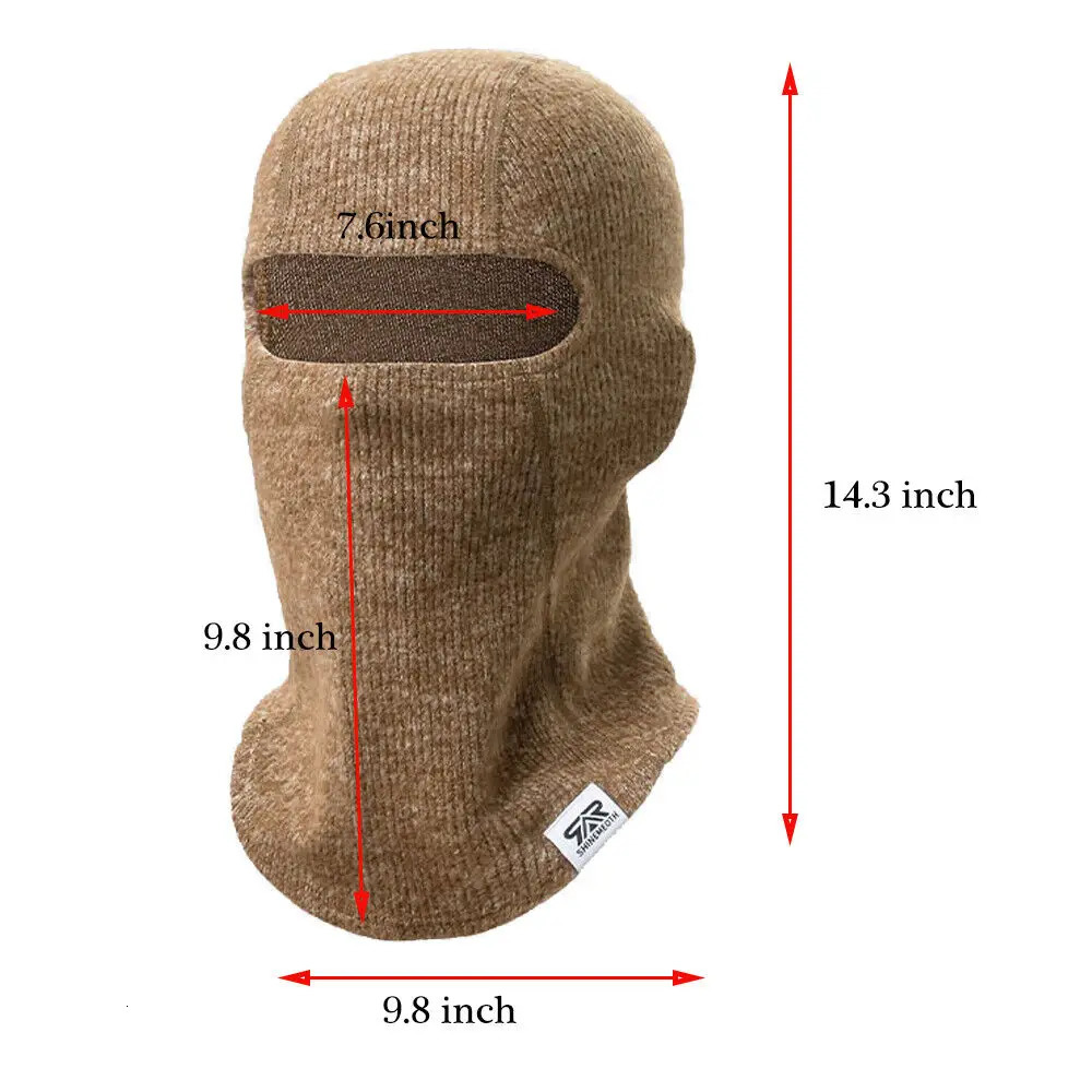 Winter Balaclava Fleece Full Face Mask Thermal Windproof Ski Mask for Men Women Outdoor Skiing Cycling Full Face Cover 250624