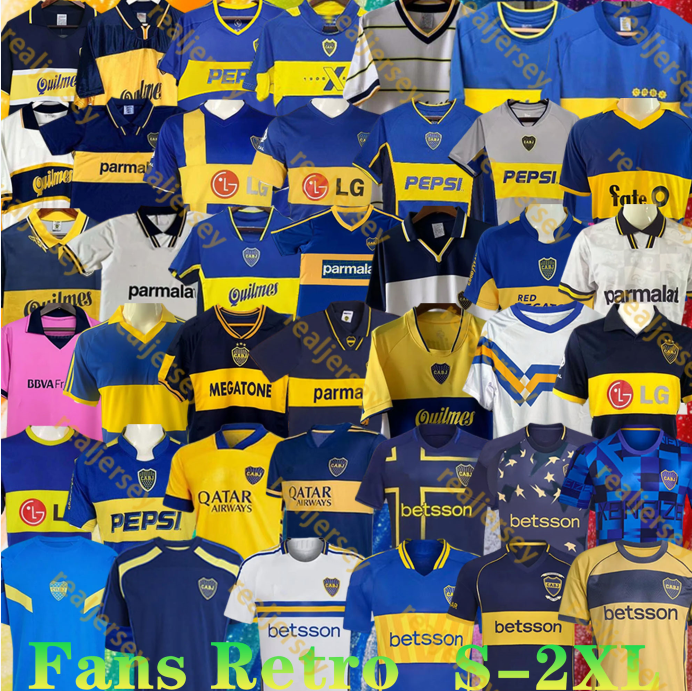 2025 2026 soccer jerseys CAVANI ROMERO BENEDETTO 81 92 94 95 96 97 98 99 adult Retro BOCA JUNIORS MARADONA 2000 2001 2002 2003 2004 2005 2006 2007 vintage football shirt