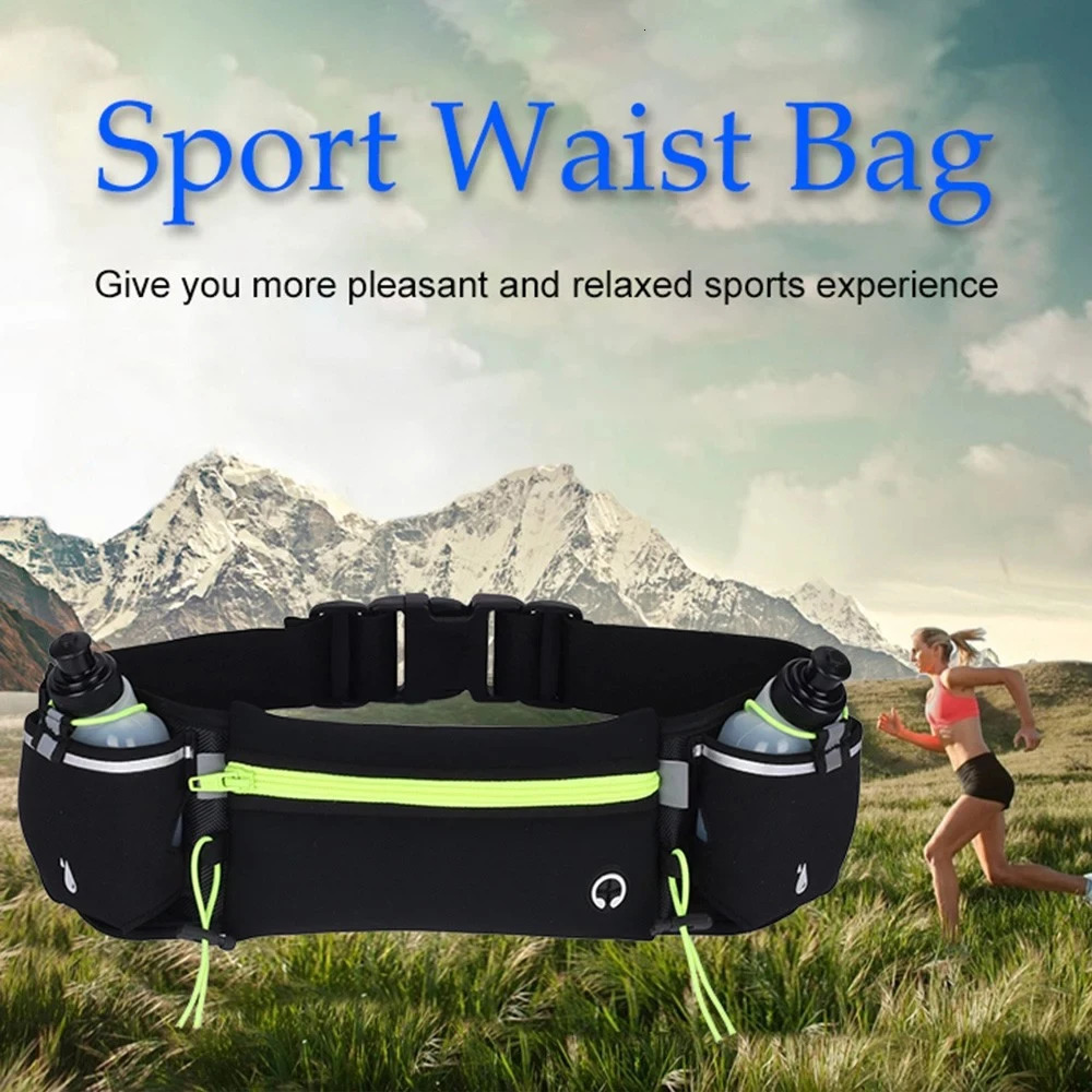 Outdoor Sports Waist Pack Waterproof Belt Bag with Adjustable Strap Large Capacity for Phone/Keys Perfect for Hiking Cycling 250624