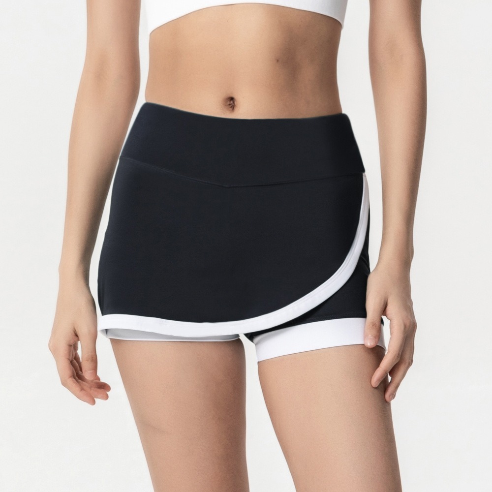 breathable sports Yoga shorts, women's anti-light original design short skirt pants, comfortable summer running sports pants