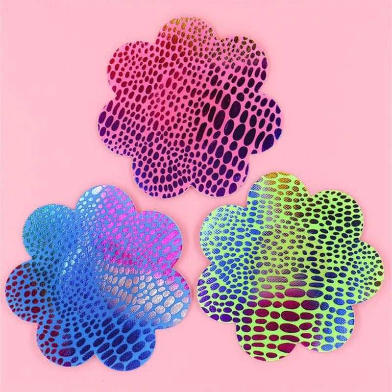 20 Pairs Fish Scales Nipple Stickers Sexy Disposable Nipple Covers for Women Breast Petals Self Adhesive Nipple Pasties W250624