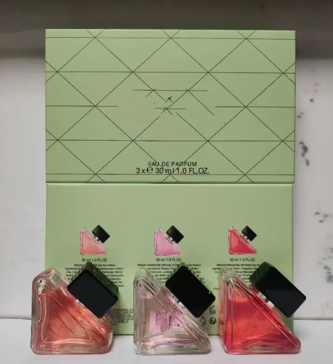 Women Perfume Fragrance 30ml 3piece Set Virtual Flower Eau De Parfum 3pcs Gift Box Long Lasting Smell EDP Brand Woman Lady Girl Cologne Spray Kit 3in1 High Quality