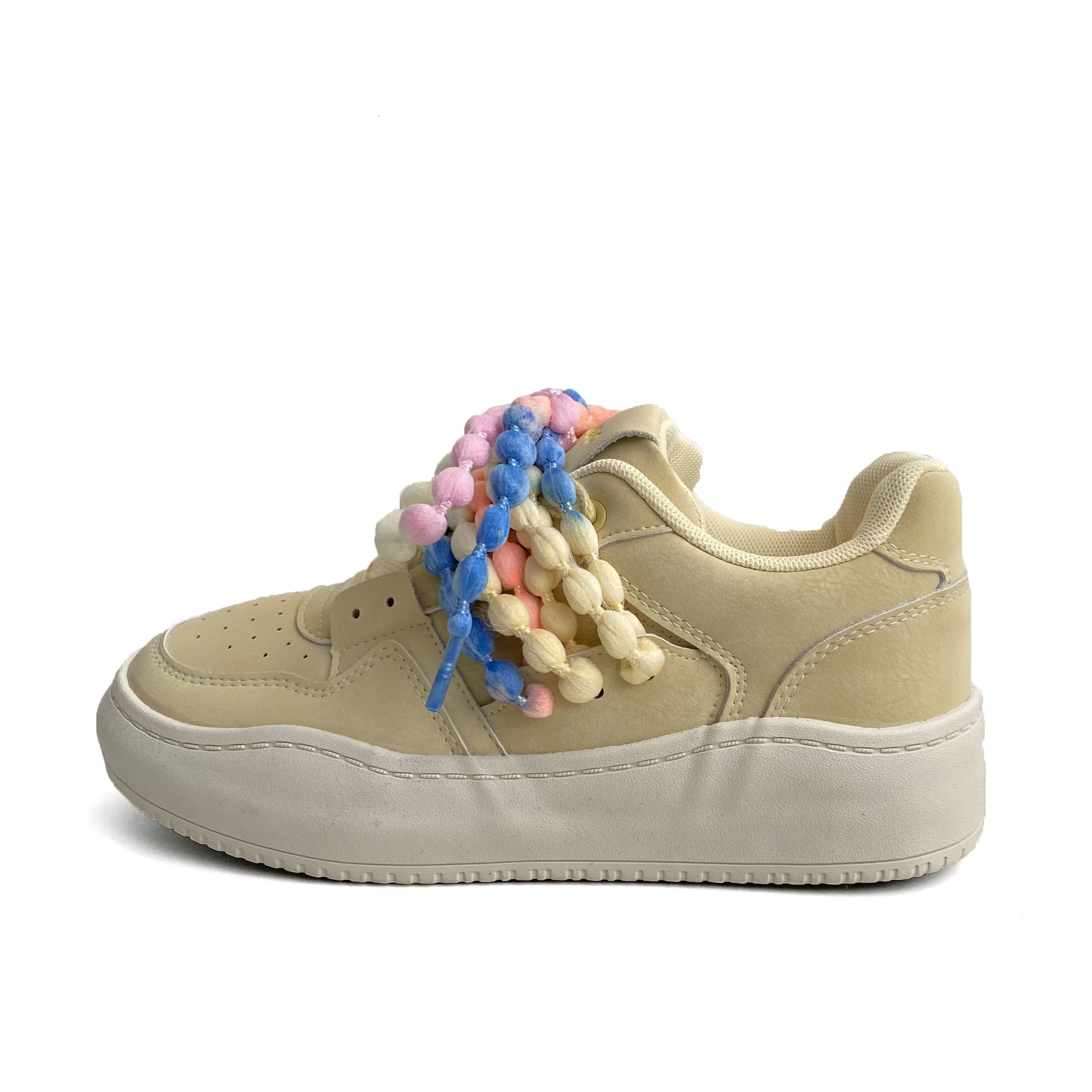 Designer casual shoes 2025 Melard Candy Women's Colorful Dopamine Skate Spring Back-to-School Casual White Shoes