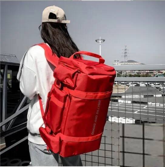 high-quality Fiess Travel Backpack Men Women Sports sac Large Capacity Gym with Shoe Compartment Portable Duffle Bag Handbag