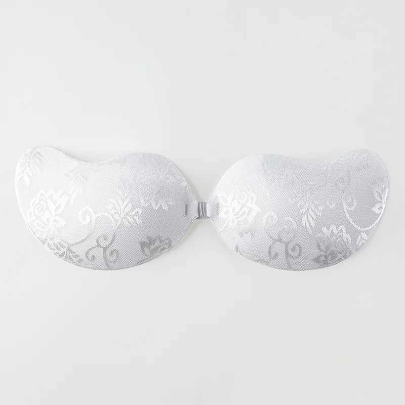 Women Silicone Chest Stickers Lace Push Up Waterproof Nipple Cover Invisible Self-Adhesive Nipple Tape Reusable Strapless Bra W250624