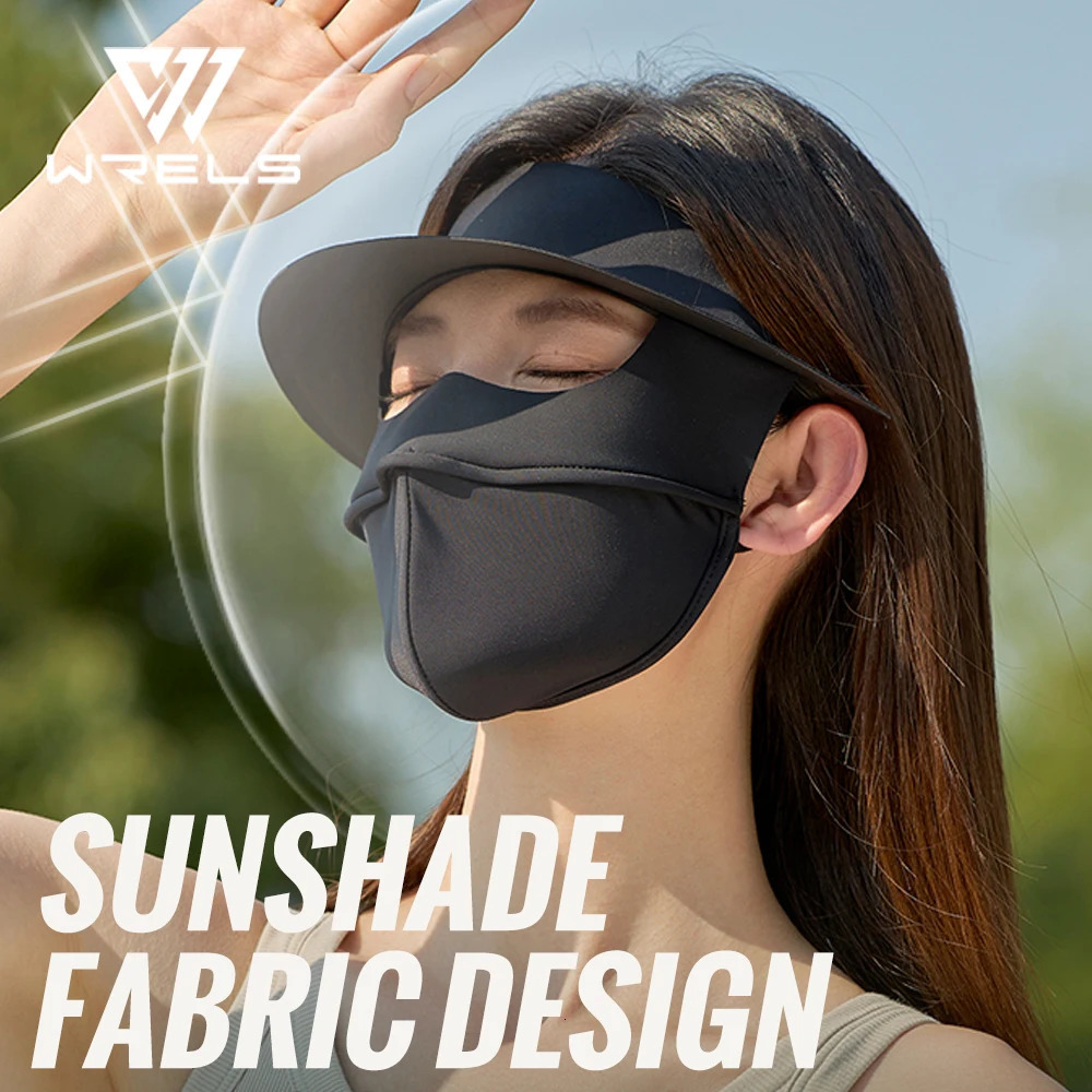 WRELS UV Protection Face Mask Reusable Breathable UPF 50 Women Summer Face Covering Eye Protection Sunscreen Anti UV Full Mask 250624