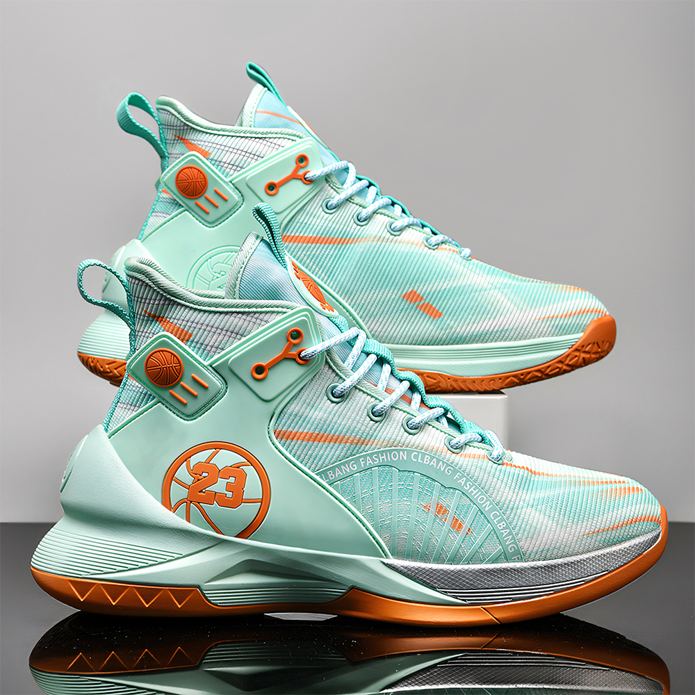 8201-Fashion Men's Basketball Shoes Breathable Anti Slip Men's Running Shoes Fashion Sports Walking Basketball Shoes