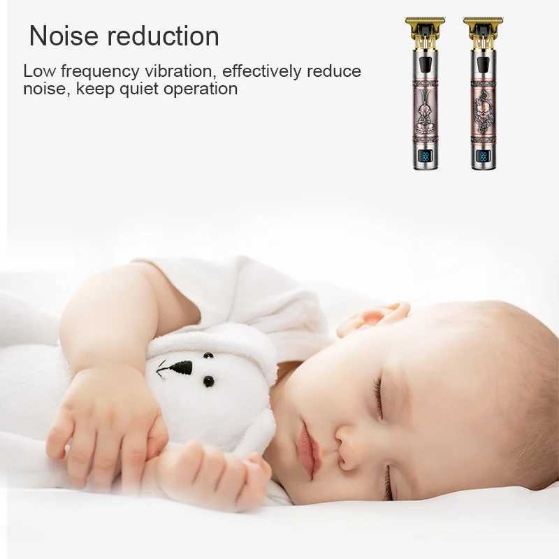 Rechargeable LCD Display Hair Trimmer For Men Corded Cordless Hair Clipper Home Professional Electric Pro Beard Trimmer XJ250624