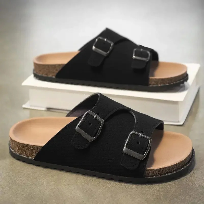 Mens Beach Slippers Half Shoes Mules PVC Slides Clearance Adult Clappers Trend Original Fun Elegant Y2k 250624
