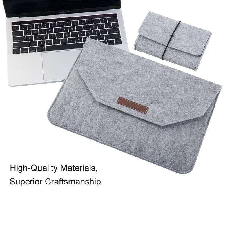 Universal Felt Laptop Sleeve For Book Lenovo HP Briefcase Business Soft Computer Notebook Bag Case 11 12 13 14 15 Inch