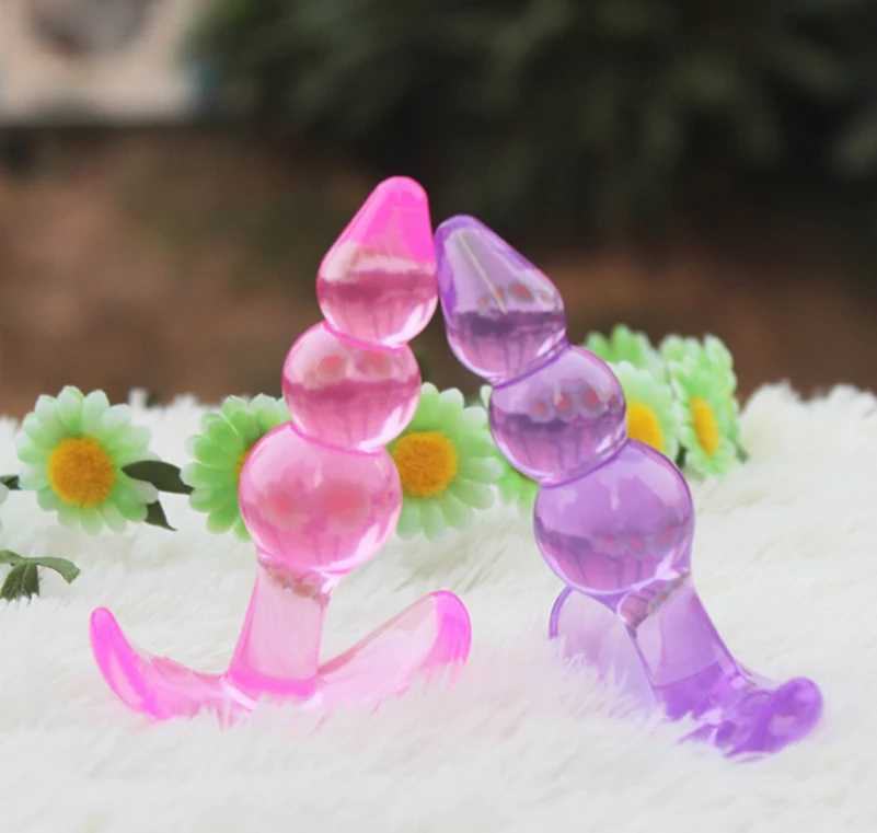11cm Anal Beads Plug Sex Toys for Men Women Anus Stopper Butt Plug Waterproof Body Massage Hot Sex Products Couples lover W250624
