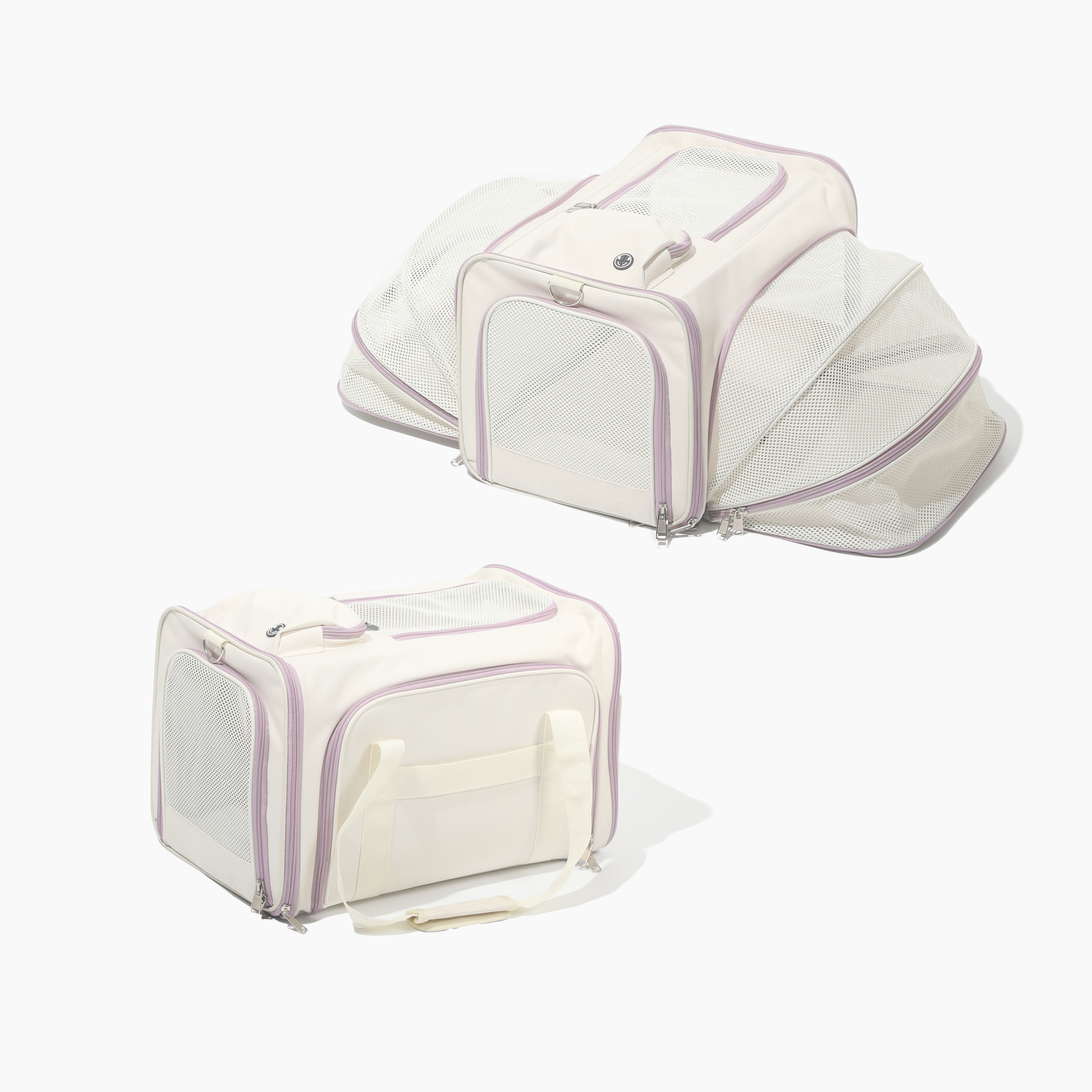 Cat Expansion Bag Four Seasons Universal Cat Bag Outdoor Portable Large Capacity Cat Bag Dog Bag Handheld Crossbody Pet Bag