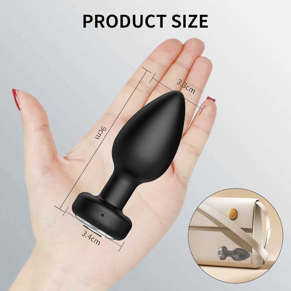 Anal Plug Vibrator 10 Speeds Butt Plug Prostate Vibrating Massager APP Remote Control Female Masturbator Sex Toys for Women Men W250624