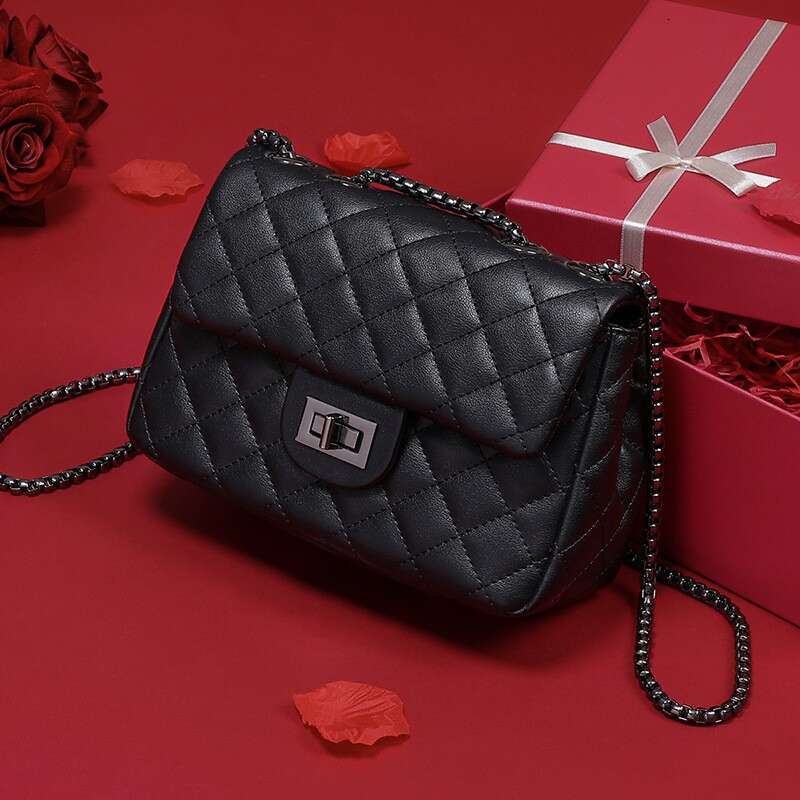 Designer Bag New Genuine Leather Women S Small High End Texture Versatile Trendy Niche Chain Fashion Single Shoulder Crossbody Bag Handbag