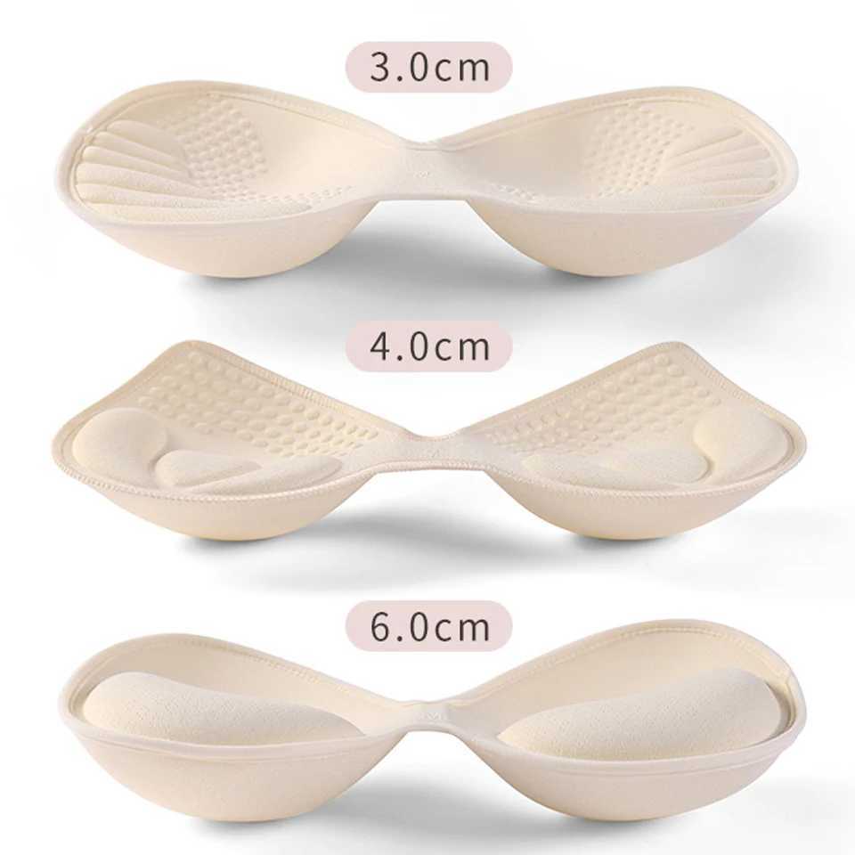 Push Up Fabric Bra Inserts Thick Breast Lift Enhancers Pads Reusable Cup Pad For Bikini Swimsuit Dress W250624