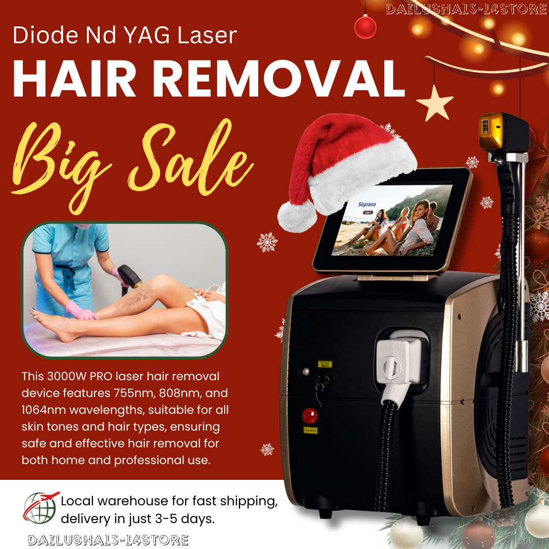 New 808nm Diode Laser Hair Removal System 3500W, Three Wavelengths Ice Platinum Technology for Effective Results