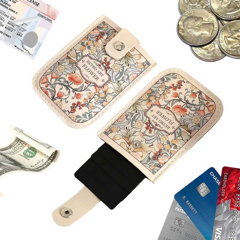 Laminated Concealed Mini Card Wallet Pull-out Type Case Business Card Case RFID Blocking PVC ID Card Holder XJ250624