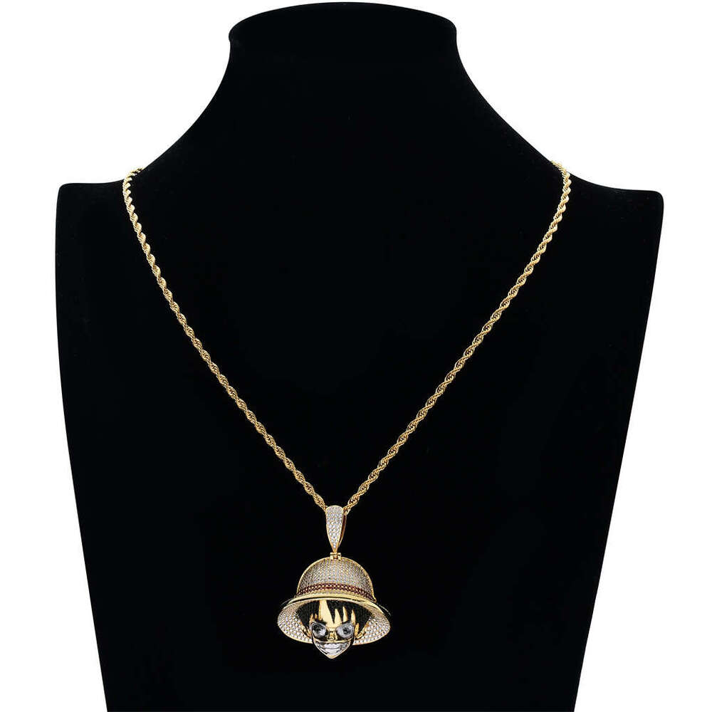 Accessories Anime Film Peripheral One Piece Luffy Hip Hop Pendant b404