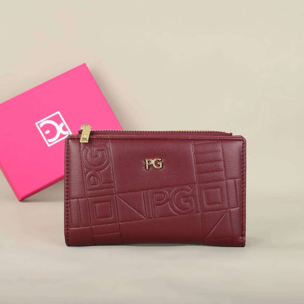 PG Wallet Fashion Classic Retro Women's Universal Letter Printed Portable Card Bag Zero Wallet