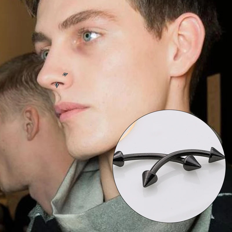 30pcs Stainless Steel Eyebrow Piercing Rings for Women Men Curved Barbell Lip Ring Cartilage Daith Helix Rook Earring Jewelry 250613