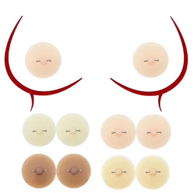 4 Styles Solid State Rubber Nipple Patch Invisible and Traceless Solid Chest Patch for Women Breast Patch Nipple Decoration W250624