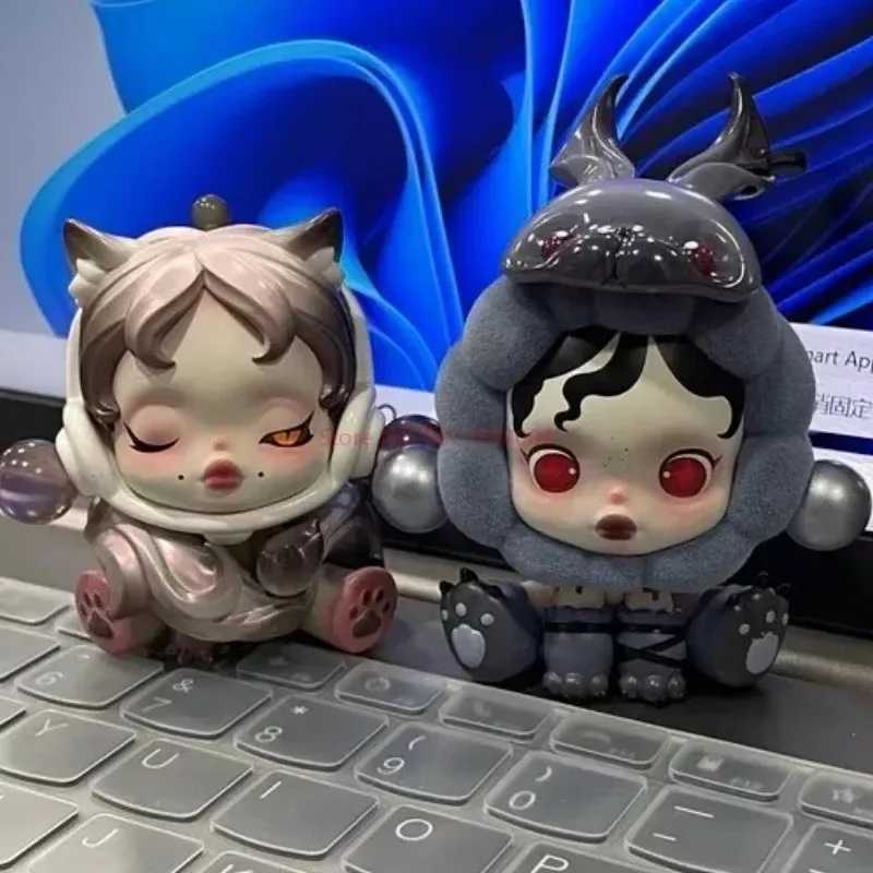 Hot Skullpanda The Mare Of Animals Series Action Figures Toys Anime Desktop Decoration Kawaii Model Doll Ornaments Kids Gift Y250624