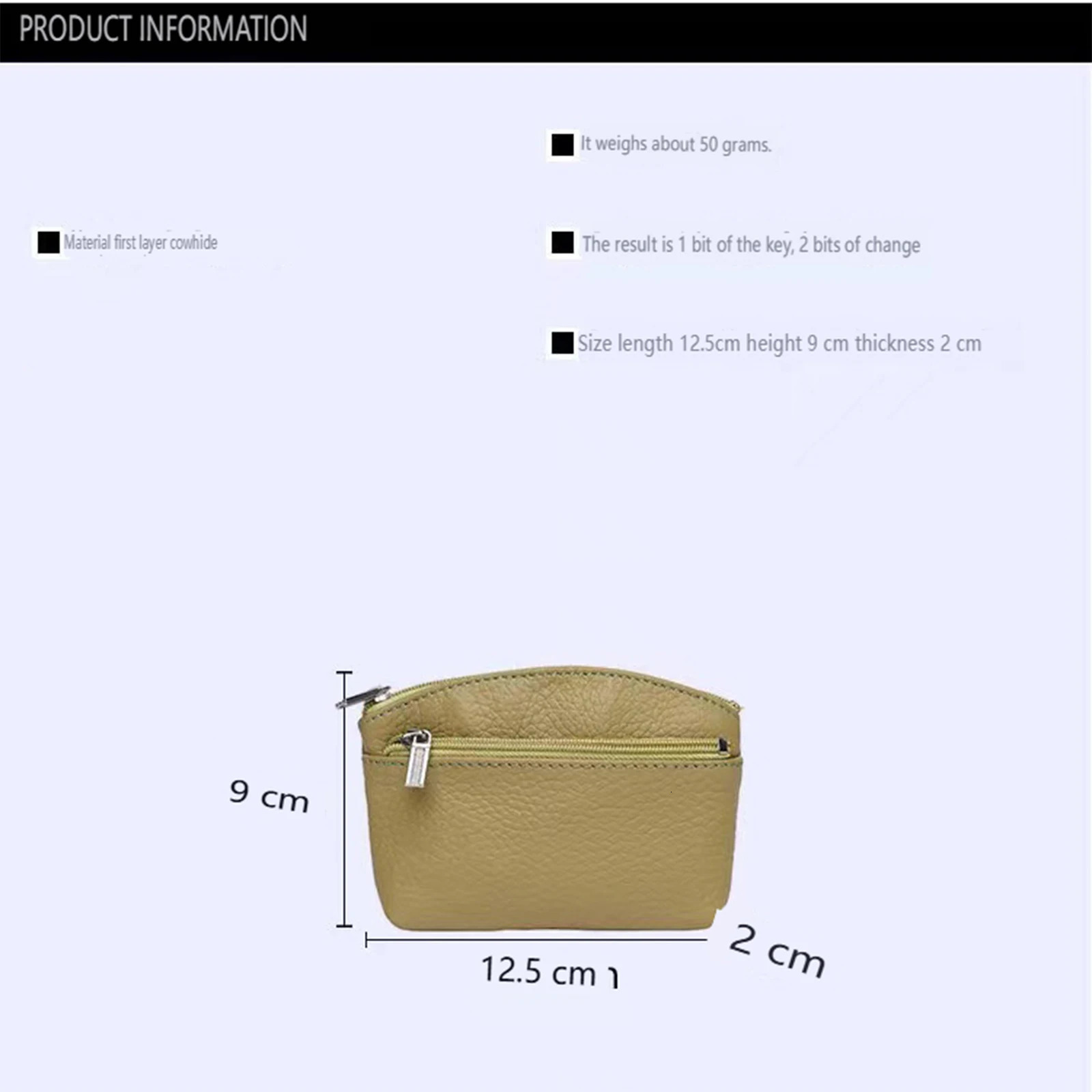 Womens Genuine Leather Coin Purse Female Wallets Custom Gifts Zipper Coin Purses Storage Pocket Bags Pouch 250623