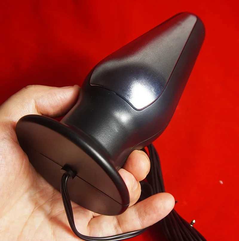 Electro Bdsm Butt Plug. Electrosex Electroshock Vagina Anal Plugs Bi-Polar Electric Shock Sex Toys Electrostimulator Estim E-stim W250624