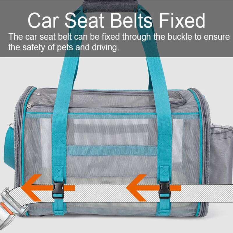 Truelove Designer Polyester Pet Shoulder Bag Portable Breathable Mash Convenient Puppy Cat Carrier Tlx2071