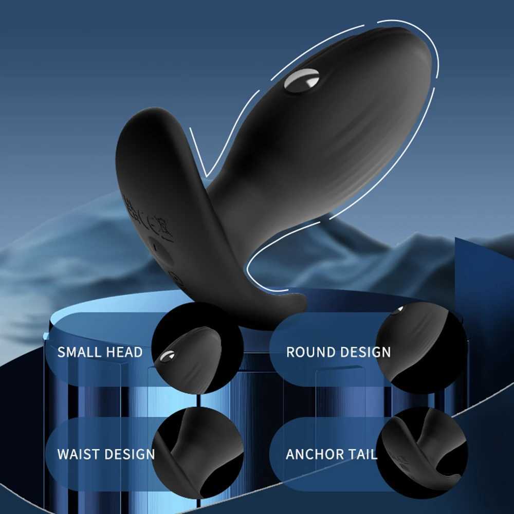 Electric Shock Anal Vibrator Wireless Remote Vibrating Butt Plug Vibrators Male Prostate Massager Adults Sex Toys For Women Men W250624