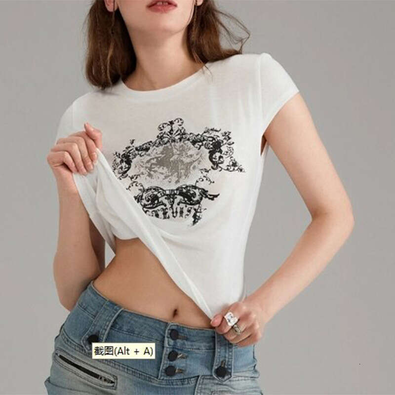 Spring New "Multiple Colors And Sizes" Printed Women's T-Shirt B5