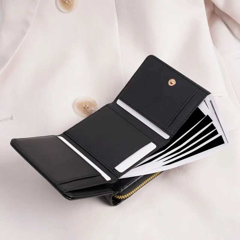 1pc Ladies Short Wallet Lightweight Suitable For Work Business ID Card For Christmas Gift For Young Girl XJ250624