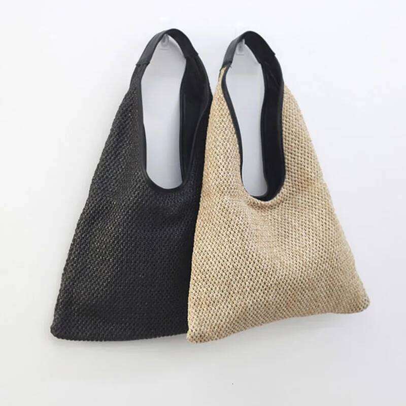 bags Fashion Rattan Women Shoulder Bags Wicker Woven Straw Bag Designer Handbags Large Capacity Tote Casaul Female Summer Beach Purse