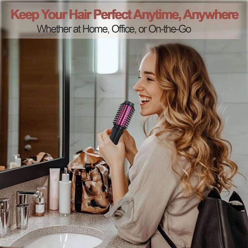 B46C Hair Curler Rechargeable Cordless Curling Iron Black