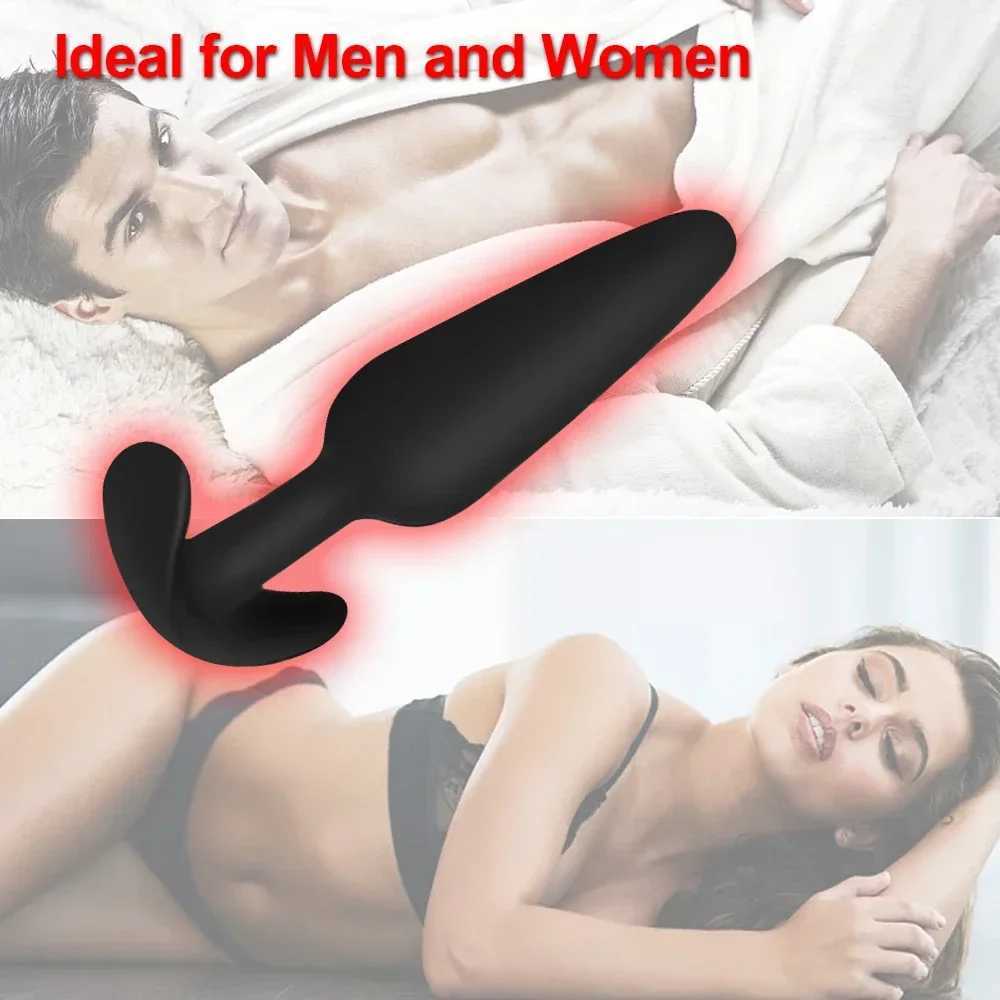 4pcs/set Beginner Butt Plug for Men Silicone Anal Plug Prostate Massager Bullet Vibrator Adult Goods Sex Toy for Men Women Gay W250624