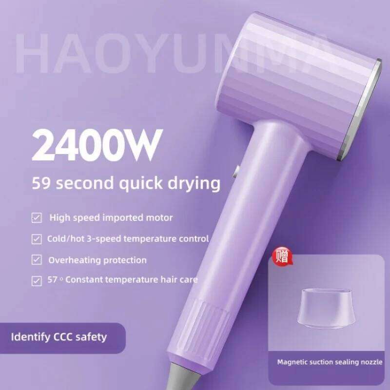 High Speed Electric Turbine Airflow Low-Noise Constant Temperature Fast Drying Hair Dryer EU/US/UK/AU Plug for Home Salons