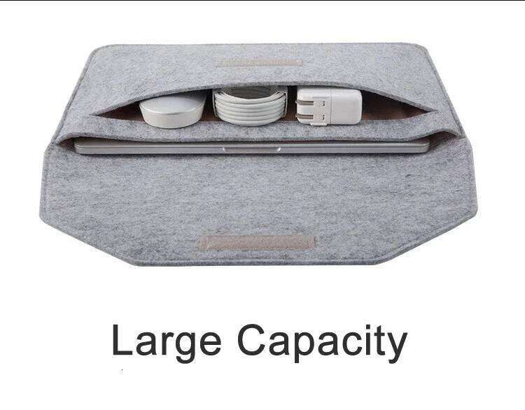 Universal Felt Laptop Sleeve For Book Lenovo HP Briefcase Business Soft Computer Notebook Bag Case 11 12 13 14 15 Inch