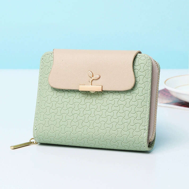 New Women's Short Korean Style Coin Purse Student Small Card Holder Wallet