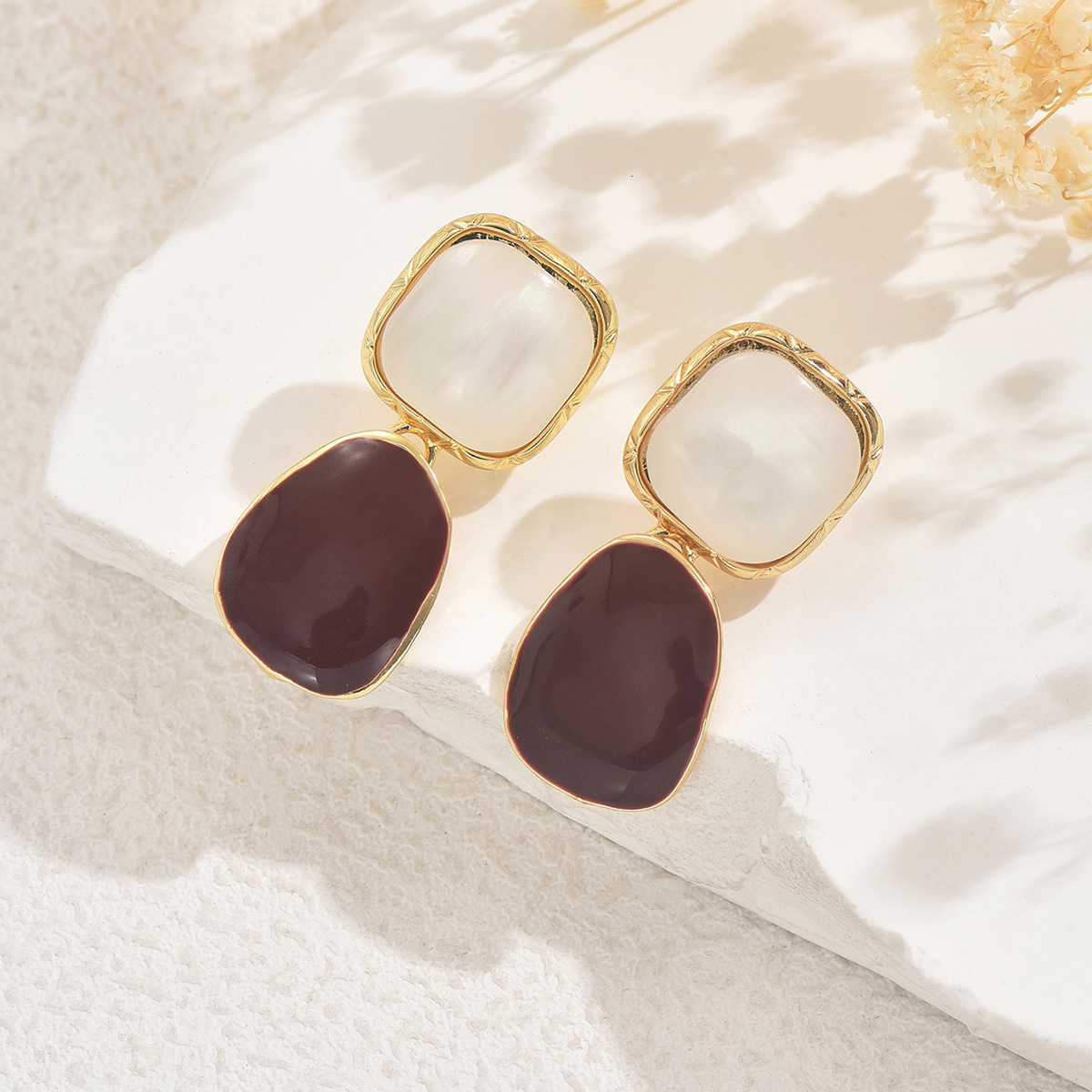 New Fashion Women's High-End Red Stud Earrings For Women